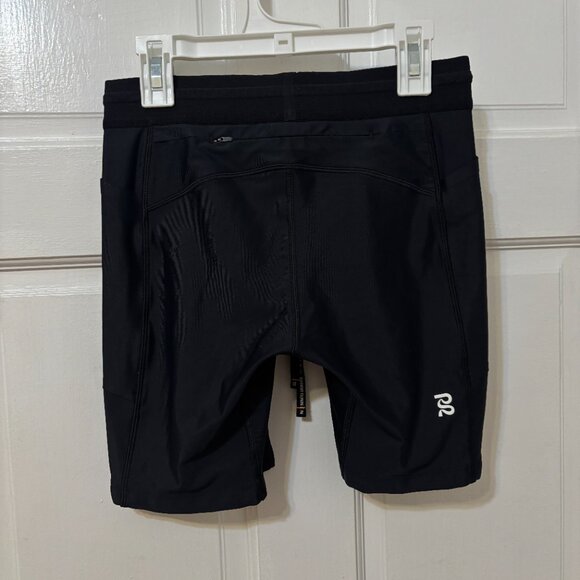 Bandit Stamina Women's 7" Compression Shorts Black Running Pockets Drawstring XS - Picture 2 of 7